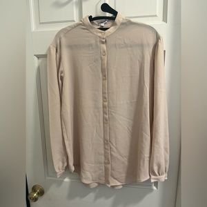 Express Oversized Stand Collar shirt women’s xs